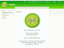 Tablet Screenshot of pestos.com